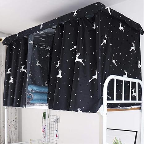 Dormitory Bunk Bed Curtains Dustproof Ventilation Blackout Cloth