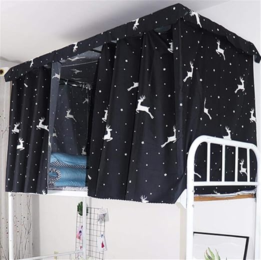 Dormitory Bunk Bed Curtains Dustproof Ventilation Blackout Cloth
