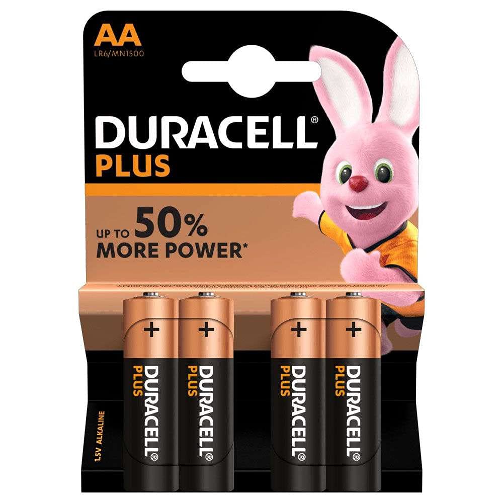 AA 4 Pack Plus Power Batteries