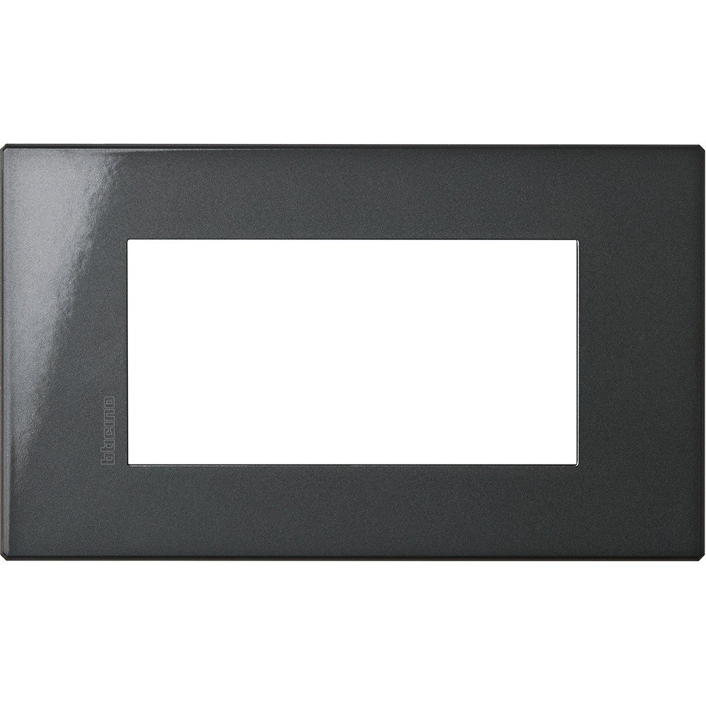 BTicino hw4804hs axolutelute Air Plate 4 Modules, Anthracite