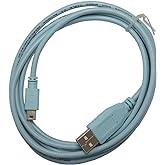EDIMS USB Console Cable for Cisco Router Switch - 6 FT Mini-B to Type A