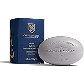 Caswell-Massey LX48 Natural Bar Soap for Men, Moisturizing Body Soap Bar for All Skin Types, Made with Essential Oils & Plant-Based Formula for Soft Skin, Made in USA, 5.8 oz