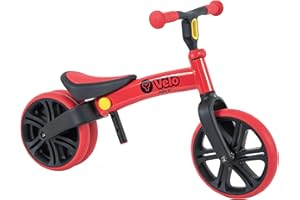 Yvolution Y Velo Junior Toddler Balance Bike | 9 Inch Wheel No-Pedal Training Bike for Kids Age 18 Months to 3 Years