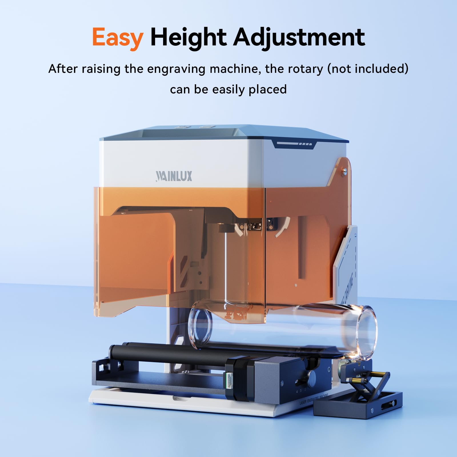 WAINLUXPRO K10 3W Laser Engraver Machine, Mini Laser Engraving Machine for Wood Leather Silicone Paper Glass Acrylic Cloth, Grabadora Láser, Engraver Laser Class1