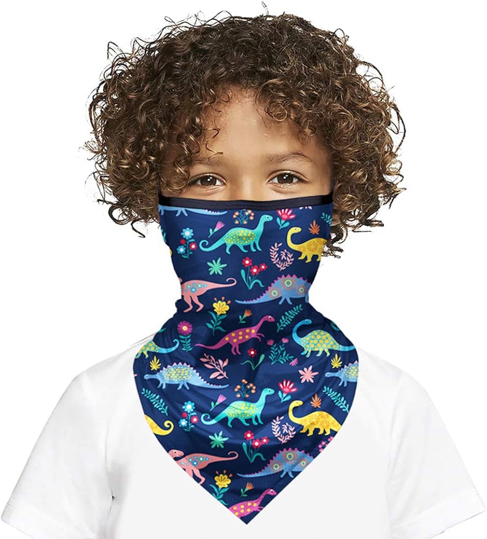 Kids Balaclava Face Mask with Ear Loops, Kids Neck Gaiter
