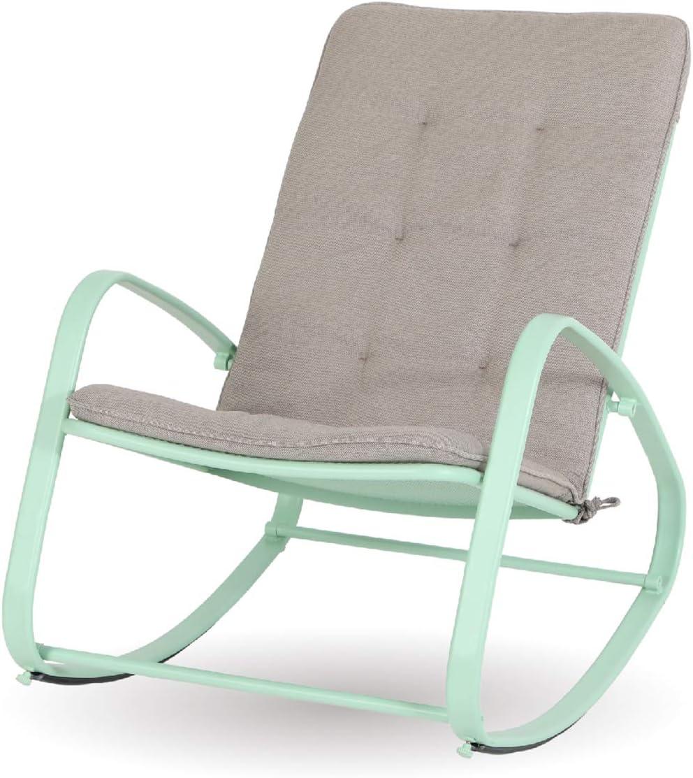 mint green rocking chair