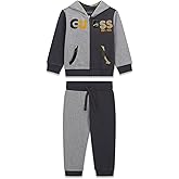 GUESS baby-boys Eco Long Sleeve Active Top and Active Pants Set