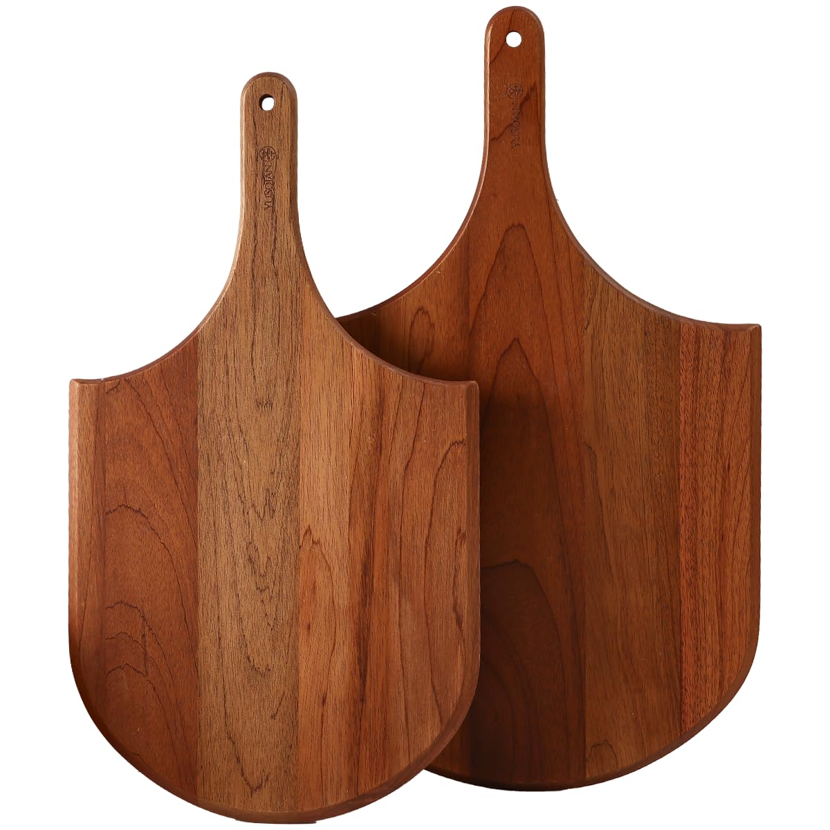 Photo 1 of 2 Pack Pizza Peel-14 inch and 12inch Wood Pizza Paddle Set for Pizza Oven, Pizza Stone, Pan or Grill, Large Pizza Spatula for Baking Bread and Cake Ideal for Making Pizzas and Transferring