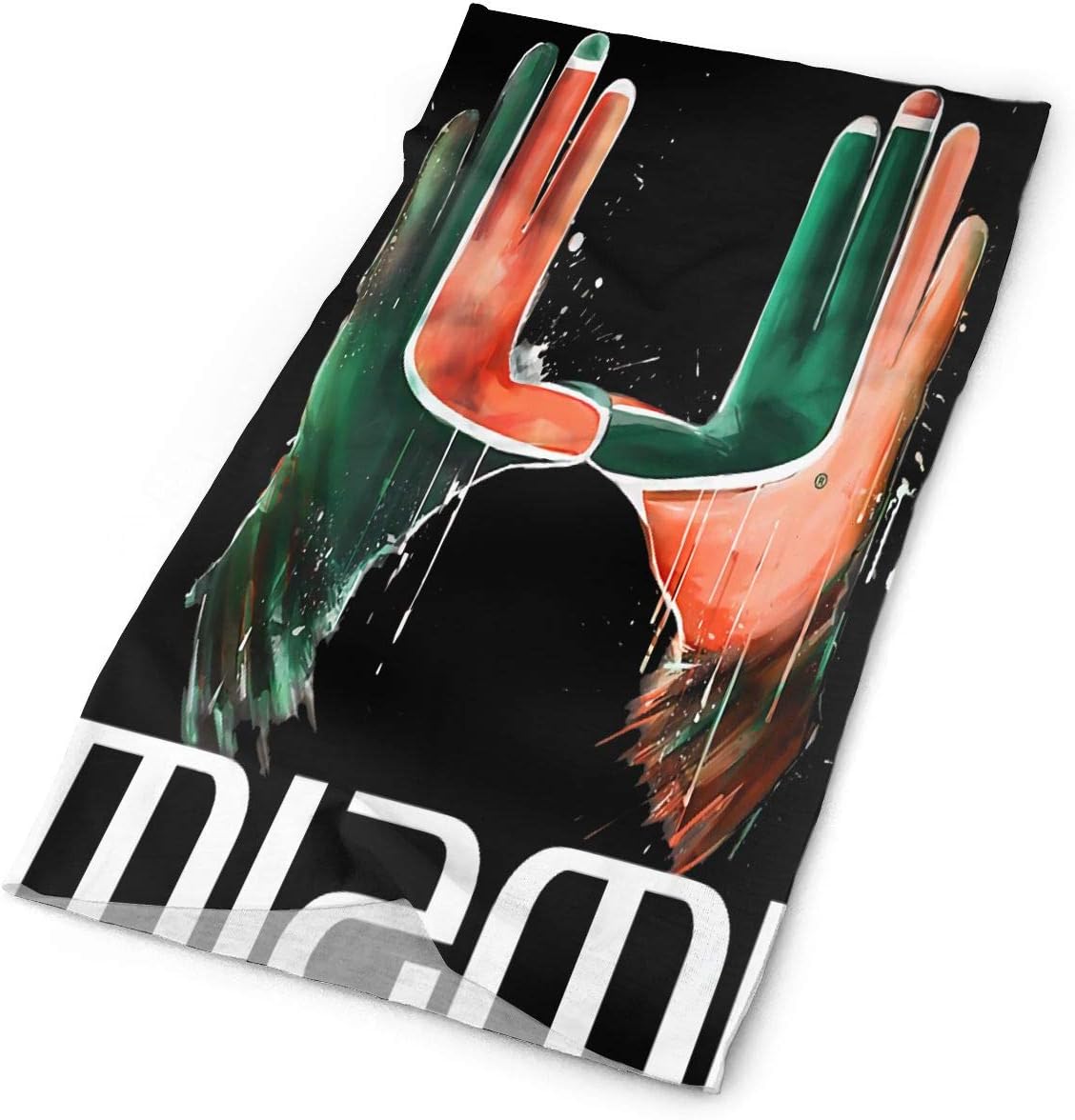 Miami Hurricanes Limited Edition Outdoor Face Mouth Mask Windproof Sports Mask Ski Mask Shield Scarf Bandana Men Woman