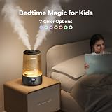 Homvana Humidifier 3.6L Cool Mist 360° Rotating Quiet 16dB Night Light view 6