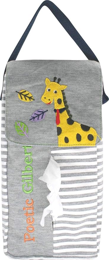 Amazon ニックナック しましまポエティック ティッシュボックスカバー ギルバート キリン フリー 吊り下げタイプ 車 ベビーベッド スナップボタン 04 ティッシュケース ホルダー オンライン通販