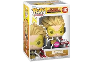 Funko Pop! Animation: My Hero Academia S9 - Hawks (Flocked) (Special Edition) #1147 Vinyl Figure