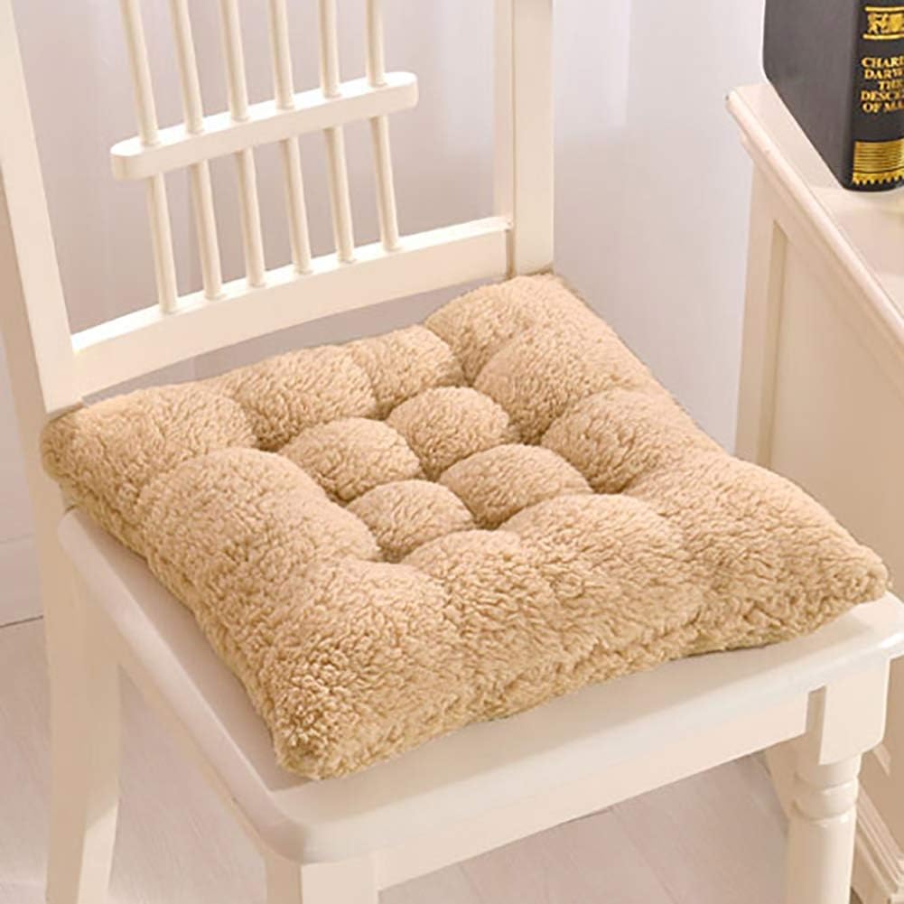 Polyester Thick Seat Cushioning Multifunction Plush Square Chair Pad