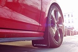 Rally Armor MF37-UR-BLK/RD Black, Red Mud Flap with