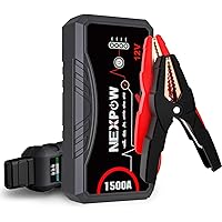 NEXPOW Car Jump Starter,Car Battery Jump Starter Pack 1500A Peak Q10S for Up to 7.0L Gas and 5.5L Diesel Engine12V Auto Batte