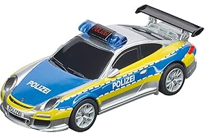 Carrera 64174 Porsche 911 Polizei 1:43 Scale Analog Slot Car Racing Vehicle GO Slot Car Race Tracks