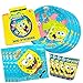 Spongebob Squarepants Party Supplies Set ~ Birthday Party Plates, Cups, Napkins, and More (Spongebob Party Supplies)