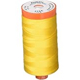 Aurifil A1050-2135 Solid 50wt 1422yds Yellow Mako Cotton Thread