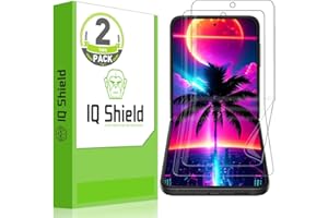 IQShield Screen Protector Compatible with Samsung Galaxy Z Flip 3 (2-Pack) Easy Install Ultra Thin Anti-Scratch Anti-Bubble C