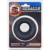 Oxballs - Bigger Ox, Silicone Cock Ring, Thicker Blubberry Cock &amp; Ball Ring, Couples Adult Toys, Mens Pleasure Accessories, Black Ice