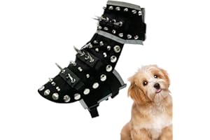 Spiked Dog Vest Protector - Waterproof Adjustable Pet | Coat Outdoor Walking Coyote | Reflective Anti Coyote Defense Coat for