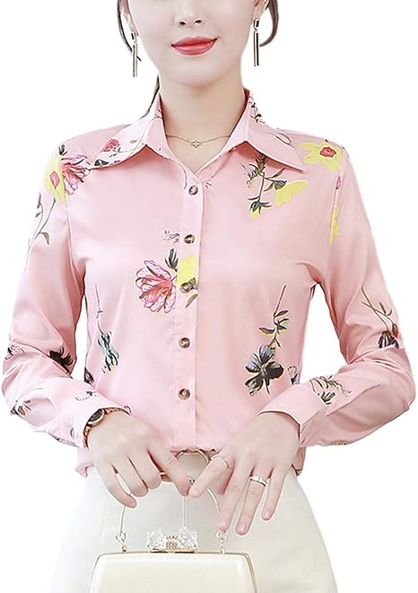 Amazon エムティーエボコン シャツ ブラウス 花柄 お洒落 レディース シャツ ブラウス 通販