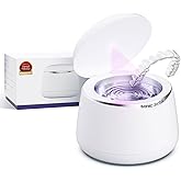 Sonic Pro Dental Cleaning Pod, 43kHz Ultrasonic Retainer Cleaner Machine for Dentures, Mouth Guards, Braces, Toothbrush Heads, Jewelry & All Dental Appliances, FSA/HSA Eligible (Pearl White)