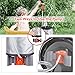 Baban Portable Outdoor Shower+Collapsible Bucket, Camping Shower Battery Shower Powered Handheld Outdoor Shower Rechargeable Camping Showerhead Turns Water from Bucket/Sink Into Steady, Gentle Stream