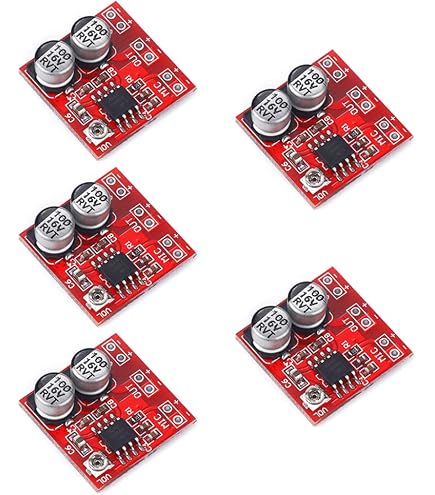 Module Amplificateur Microphone MAX4466 - Gain Réglable 25x à 125x - Alimentation 2.4-5.5V - Pour Arduino, Raspberry Pi - Lot De 2 Pièces