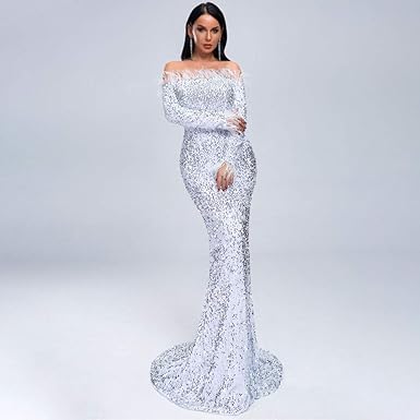 robe longue en sequin