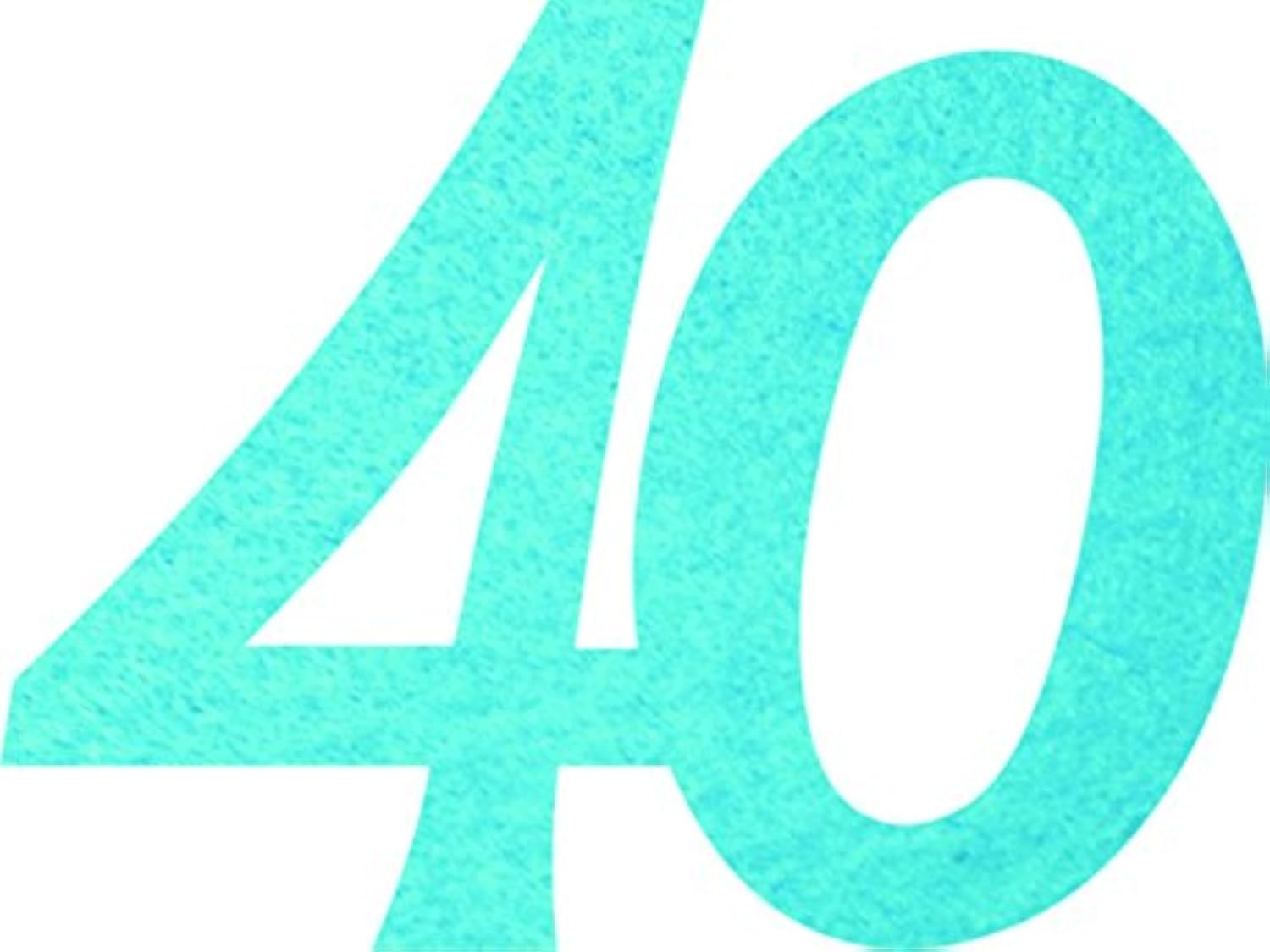 Petra's Craft News GEF3340 57 Confetti, Fliz, Turquoise, 18 x 12 x 3 cm