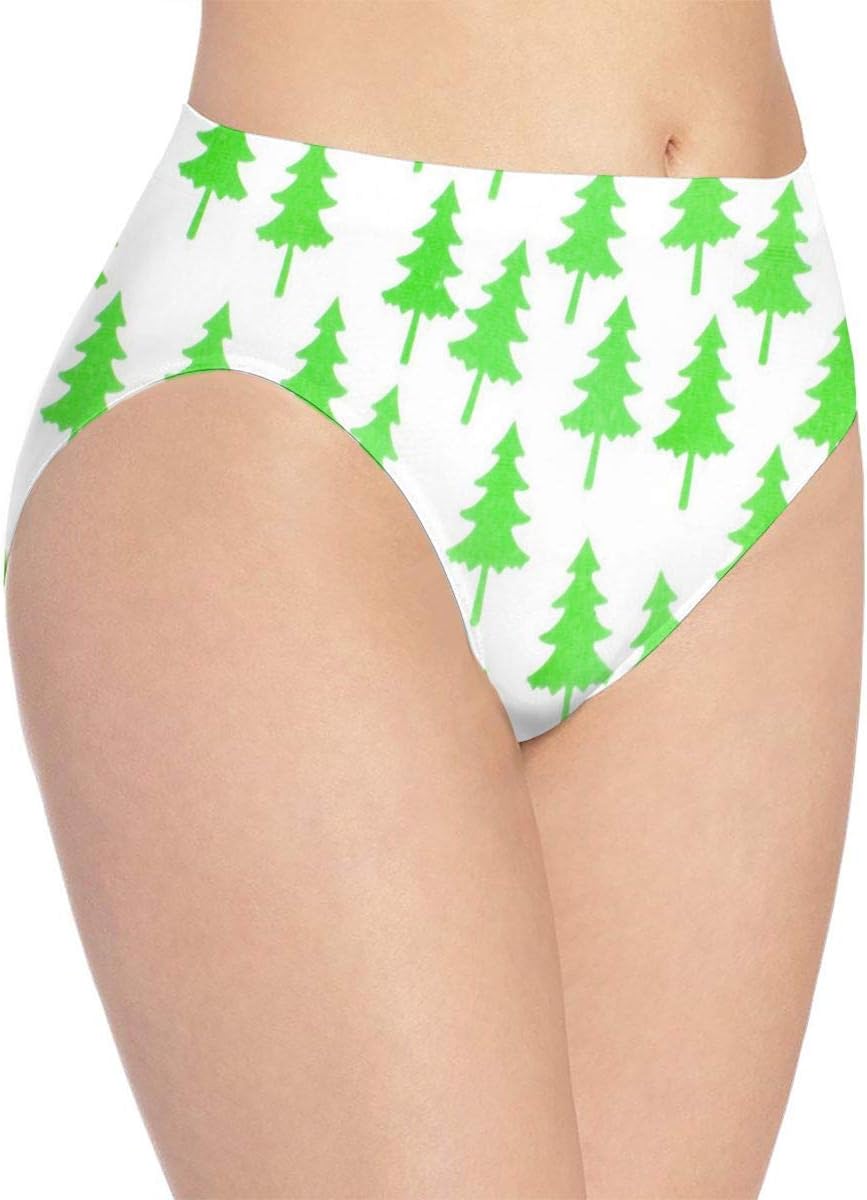 Women's Bikini Christmas Pattern Seamless Panties Inspiring Briefs for Lady/Girls