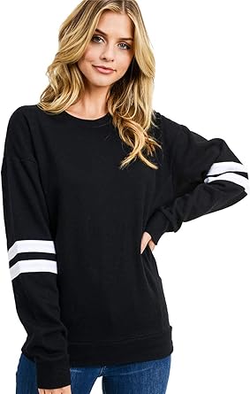 crew neck sweatshirts women's amazon