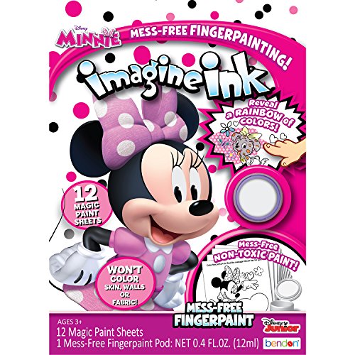 Bendon 41192 Imagine Ink Mess-Free Fingerpaint Set, Minnie Mouse