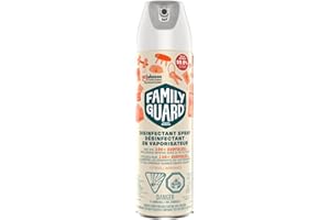 Family Guard Brand All Purpose Cleaner Disinfectant Spray, Kills 99.9% of Germs, Citrus Scent, 496g