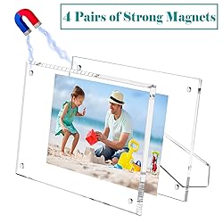 hansanti 2 Pack 5x7 (Full Size:6x8) Acrylic Picture