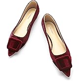 C.Paravano Velvet Flats | Women's Pointed Toe Shoes | Dressy Flats for Women | Designer Shoes