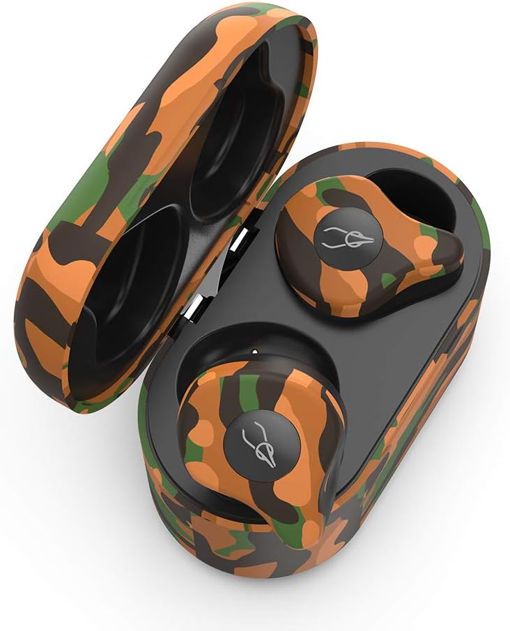 Gamogo Sabbat E12 Ultra BT 5.0 TWS Earbuds True Wireless Headphones with Dual Mic In-ear Stereo Earphones Twins Sports Headset aptX/SBC/AAC CVC8.0 Noise Reduction Charging Box Wireless Charging