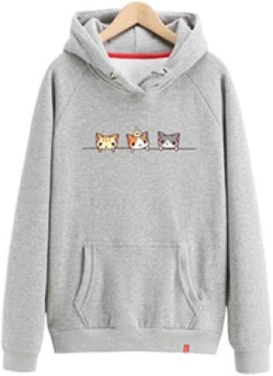 Amazon Nana Collection ナナコレクション 秋 春 レディース パーカー 猫 イラスト かわいい カジュアル フード付き ポケット付き グレー 2xl トレーナー パーカー 通販 Amazon Nana Collection ナナコレクション 秋 春 レディース パーカー 猫 イラスト かわいい カジュアル フード付き ポケット付き グレー 2xl トレーナー パーカー 通販