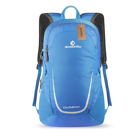Lixada Faltrucksack Packable 15L Leichte Wasserdichte Faltbare Daypacke Tasche für Camping Wandern Radfahren