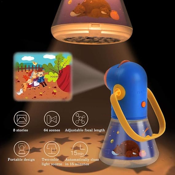 Asixx Luz de Noche para niños, proyector multifunción, luz de ...