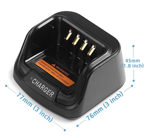 Station De Charge NEWASHAN Compatible HYT Hytera - Pour PD/HP/PT Series - Adaptateur UE Inclus - LED Indicateur