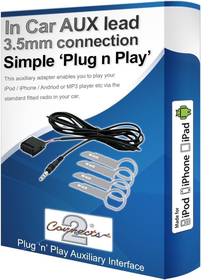 Ford Fiesta Aux In Lead For Ipod Iphone Andriod Smartphones-Mp3 Player