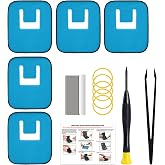 GREEN FUSION 5Pcs Pre-Cut Upgraded Screen Adhesive Tape Compatible with Apple Watch Series 4/5/6 40mm Frame Sticker Replacement, with Toolkit, Instruction