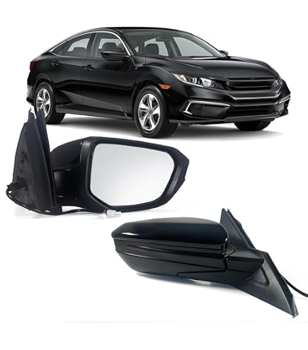 EAP Passenger Side Mirror Glass Compatible With Honda Civic 2022-2026, Acura Integra 2022-2026, Heated With Blind Spot 76203T20A21
