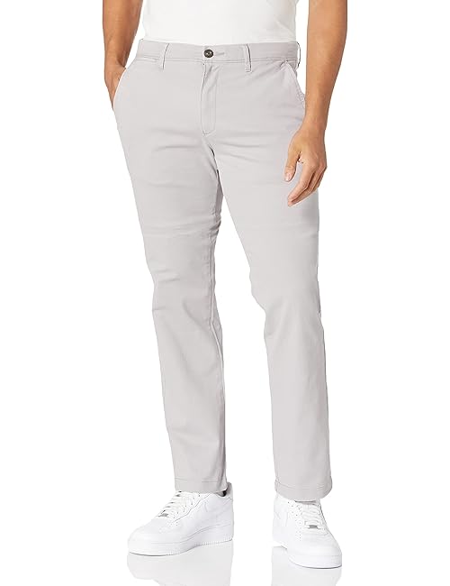 Amazon Essentials Men's Slim-Fit Casual Stretch Chino Pant, Grey, 29W x 29L