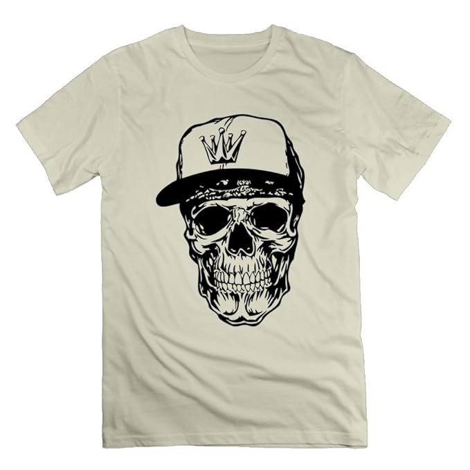 Amazon B Boyスカルメンズブランド新しいtシャツnatural Us サイズ