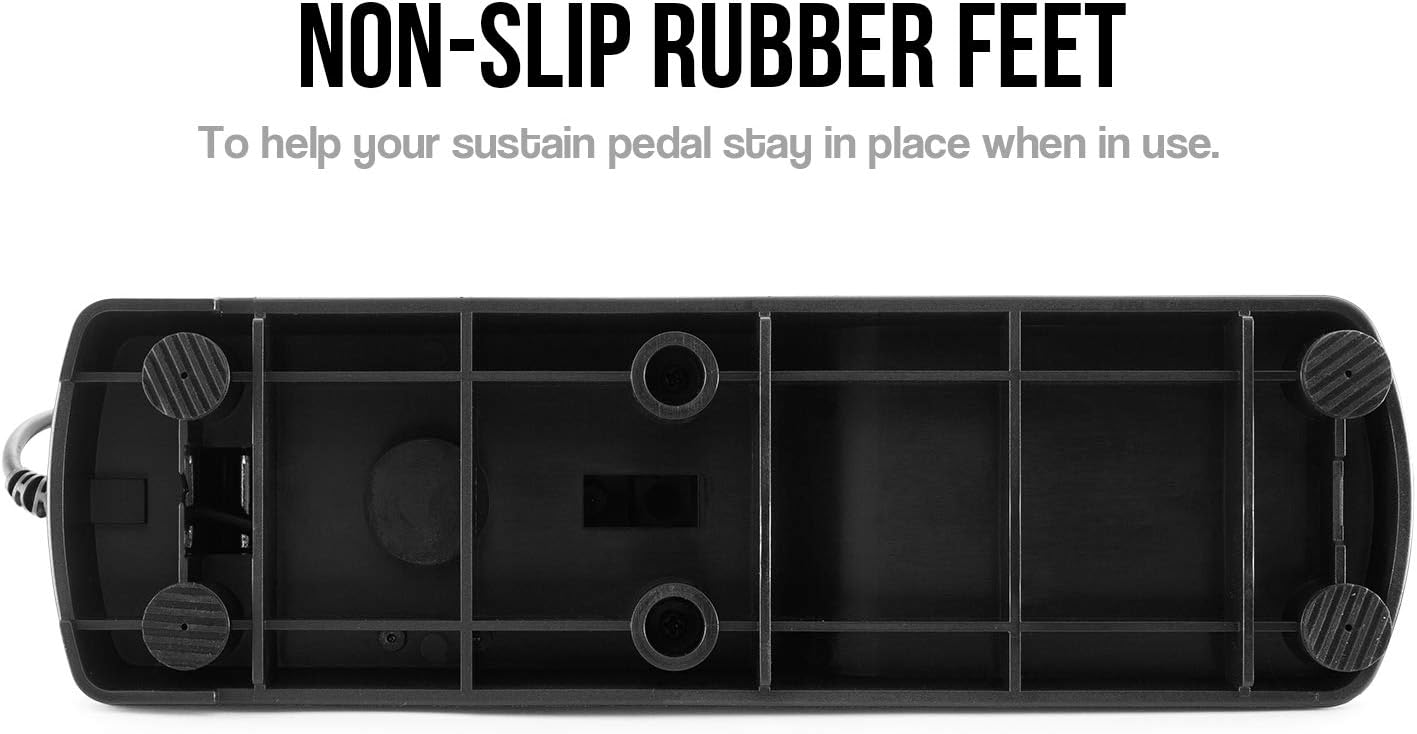 Tiger KSP-004 Universal Sustain Pedal - Piano Style Action for Keyboards Digital Pianos and Synths - Image 5
