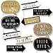 Funny Roaring 20's - Twenties Art Deco Jazz Photo Booth Props Kit - 10 Piece