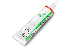 Cerca de Leather Glue,Adhesive Clear,Permanent， Strong, Waterproof，for Sofas, Car Seats, Purses, Professional Leather Repair and bonding, 2 oz.